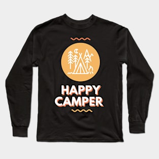 Happy Camping Long Sleeve T-Shirt